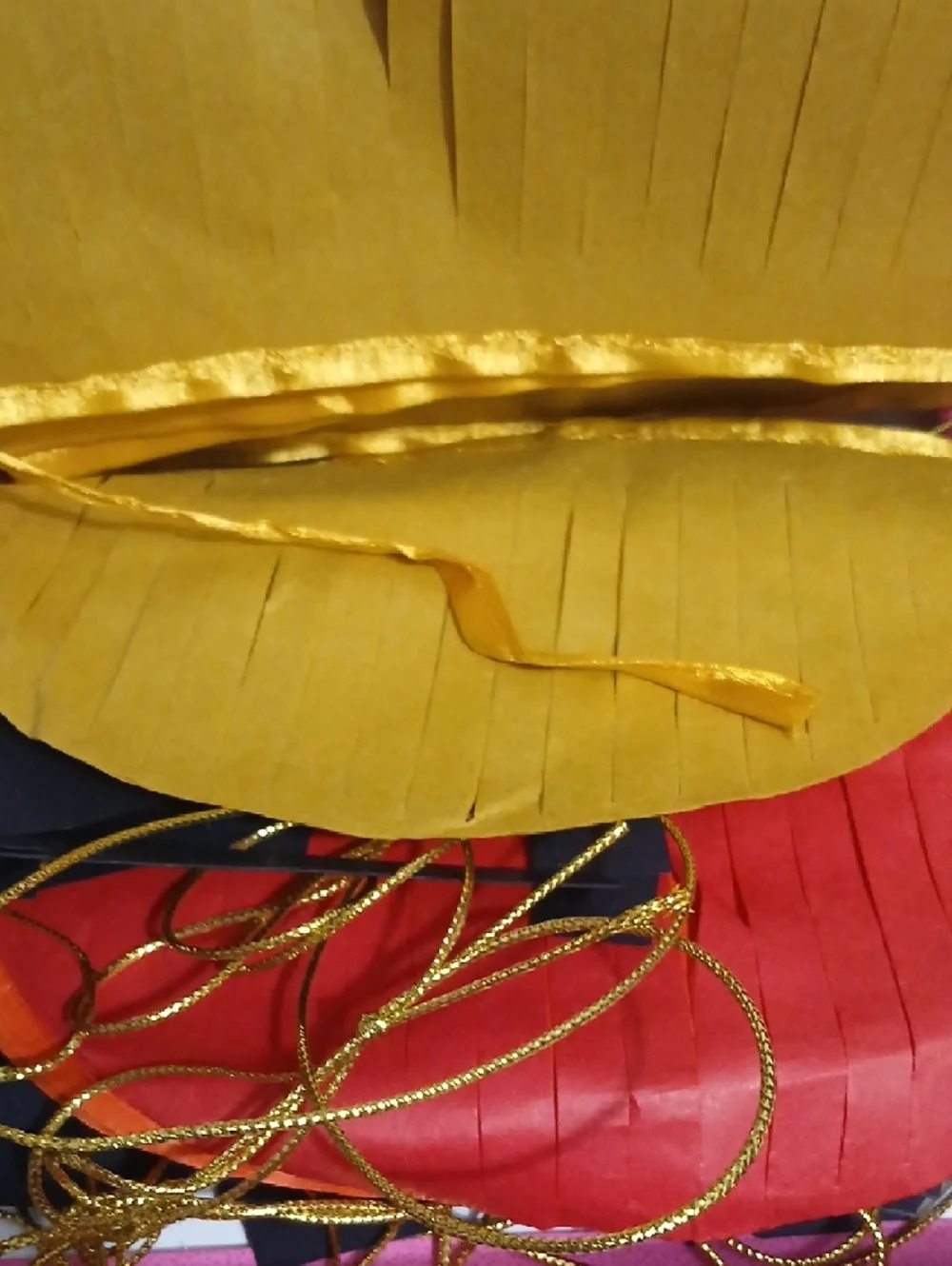 Festive Yellow and Black Party Garland Banner NIB